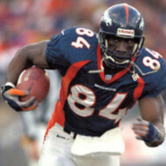 Shannon Sharpe (Nike)-(Broncos)-(Jersey)-(Blue)-(Good Condition)-(Size XL)-$95 - Picture 8 of 10